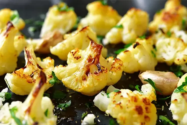 cauliflower in a diet for the lazy