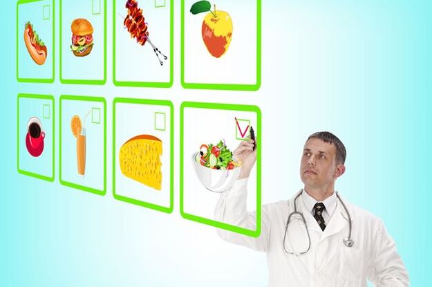 The doctor notes the allowed products